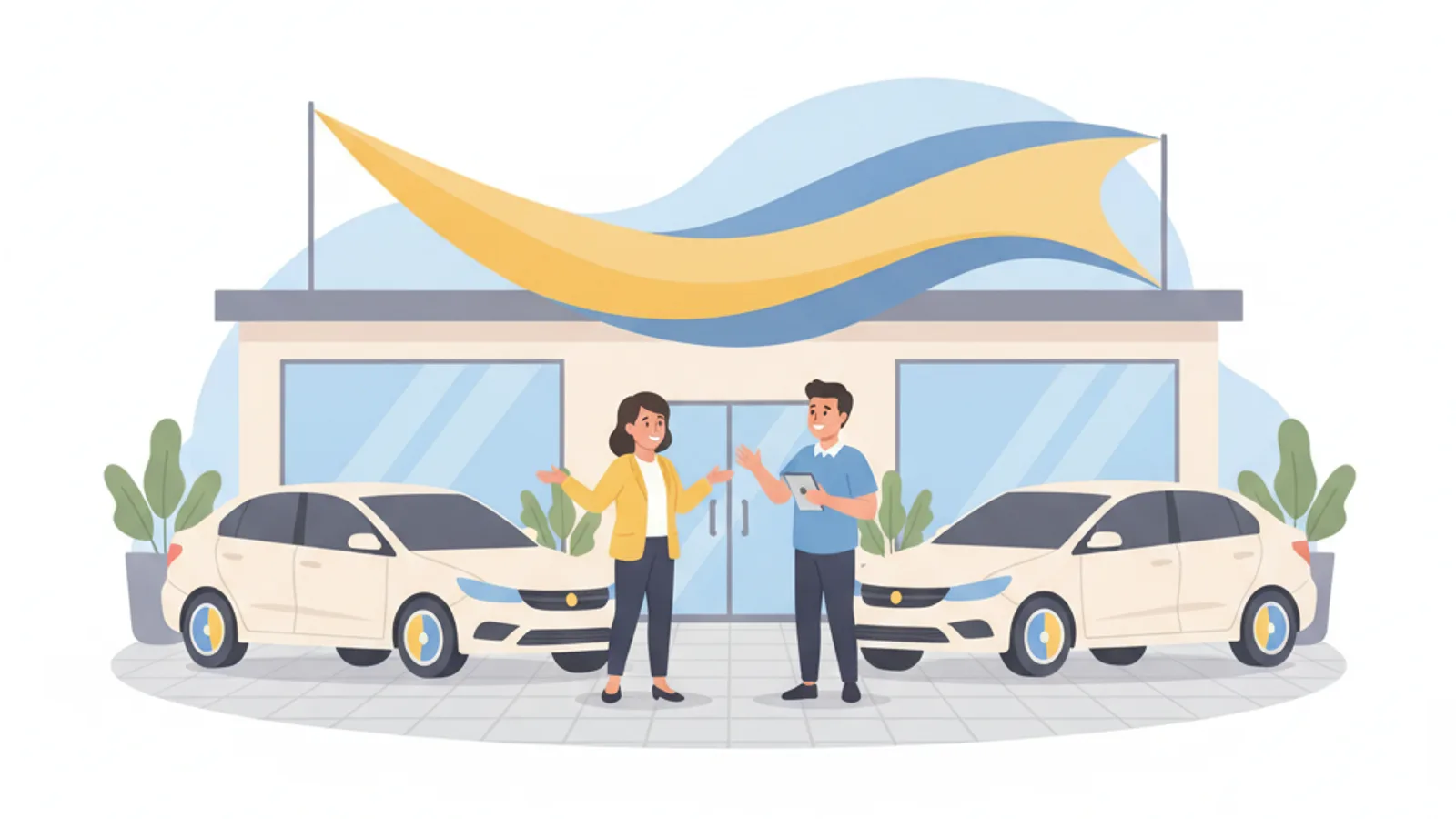 Agencia de autos chica argentina con un equipo de pocos vendedores ordenando su operación